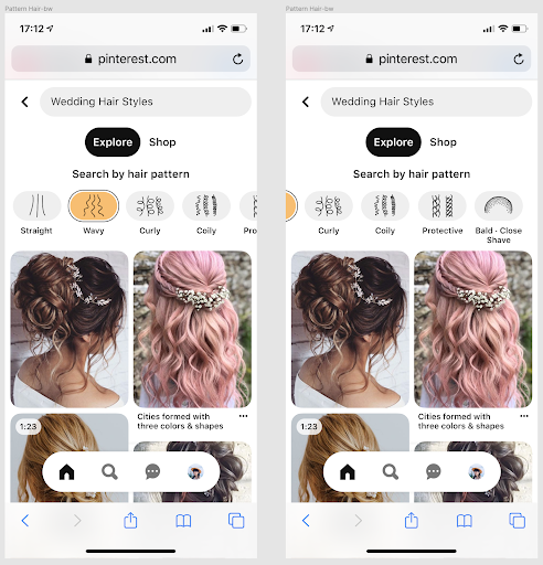 Hair Pattern Filters — Implementation 1